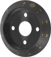 RING NUT BLACK KNOB ø 58 mm 1-10