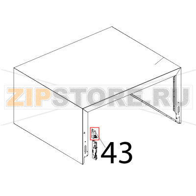 Micro interruttore porta MF09, 16 A Unox XF 183 Micro interruttore porta MF09, 16 A Unox XF 183Запчасть на деталировке под номером: 43