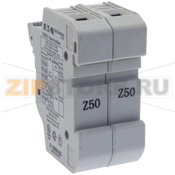 Держатель предохранителя, 30 A, AC 600 В, 10x38 мм, CC, 2P, UL Eaton 2Pole 30A 600V MFH For 10X38 