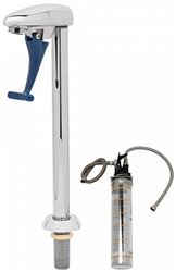 12 PEDESTAL TYPE GLASS FILLER W/ WATER 