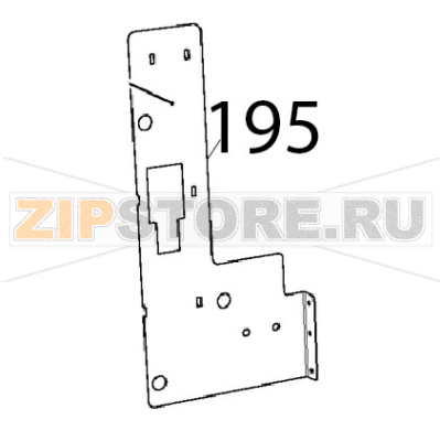 Supporto impianto idrico Unox XBC 615EG Supporto impianto idrico Unox XBC 615EGЗапчасть на деталировке под номером: 195