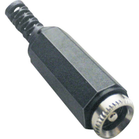 Штекер низковольтный 2.1 мм, 5.5 мм, 1 шт TRU Components 1582317