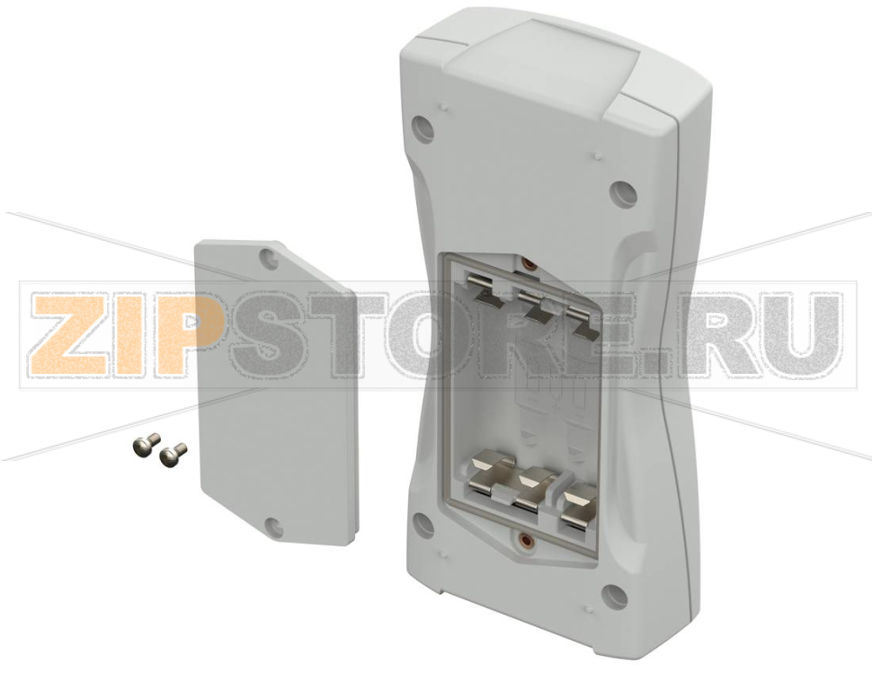 Корпус ручной с отсеком для 3 батареек типа АА, 159.4x77.9x33.5 мм, IP 65 Bopla BS 604 DIS-7035 