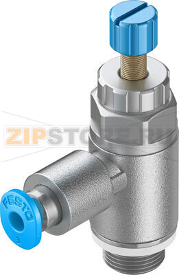 Дроссель с обратным клапаном Festo GRLA-1/8-QS-3-RS-D 