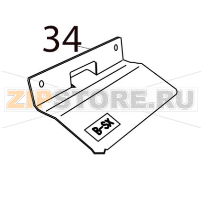 Cutter paper guide C Toshiba TEC B-SX5T-TS12/22-QP Cutter paper guide C Toshiba TEC B-SX5T-TS12/22-QPЗапчасть на деталировке под номером: 34