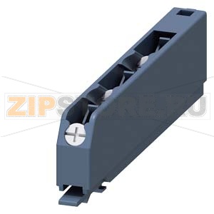 Съемная клеммная колодка, 3-полюсный, винтовые клеммы макс. 2 x 1,5 мм2 или 1 x 2,5 мм2, для устройств SIRIUS в промышленном корпусе для установки на DIN-рейку Siemens 3ZY1131-1BA00 