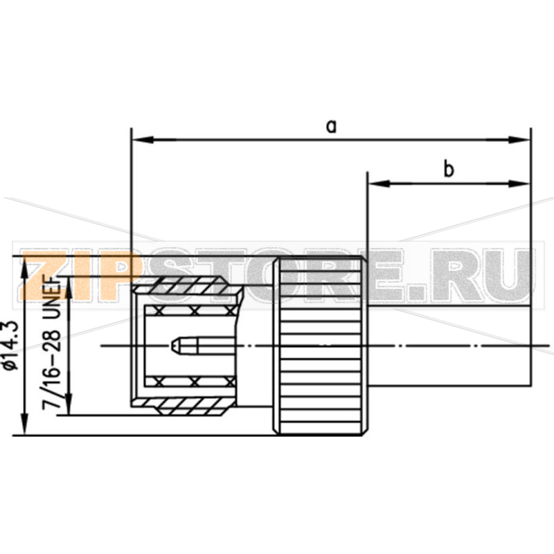 Разъем TNC, обратный, 50 Ом, 1 шт Telegärtner J01011R0006 