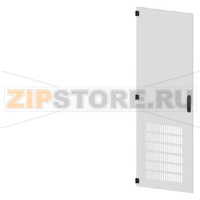 SIVACON, door, left, ventilated, IP20, H: 2000 mm, W: 600 mm, RAL 7035, Protection class 1 Siemens 8MF1060-2UT15-1BA2
