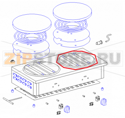 Plate holder Roller Grill CDE 400  Plate holder Roller Grill CDE 400Запчасть на 