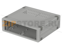Корпус с вентиляционными шлицами в верхней и нижней части, 224.2x198.9x72.4 мм U 4.5 HP 11 Bopla UM 52011 L
