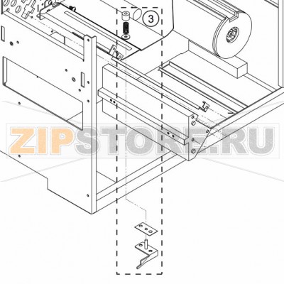 Ограничитель-направляющая этикетки Datamax W-6308 Ограничитель-направляющая этикетки Datamax W-6308Запчасть на сборочном чертеже под номером: 3Количество запчастей в комплекте: 1Название запчасти Datamax на английском языке: Kit, Media Guide