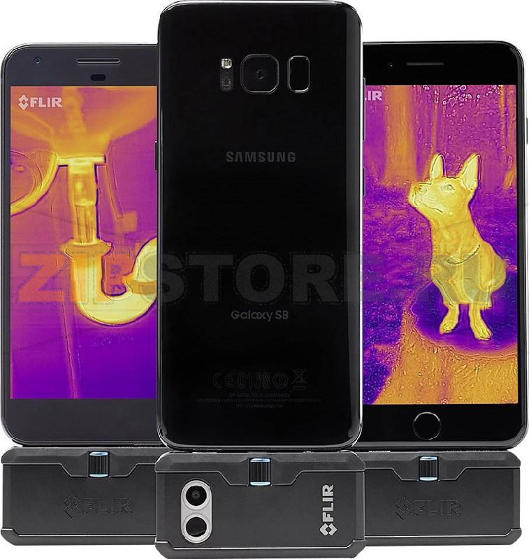 Тепловизор, от -20 до 400°C, 160x120 пикселей, 8.7 Гц FLIR ONE PRO Android USB C 