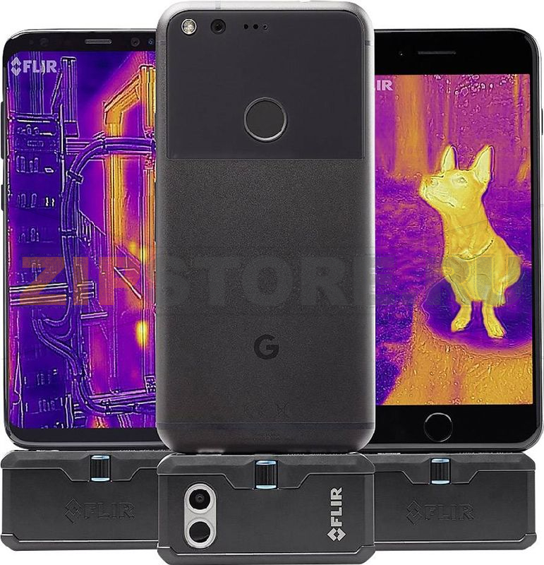 Тепловизор, от -20 до 400°C, 160x120 пикселей, 8.7 Гц FLIR ONE PRO Android USB C 