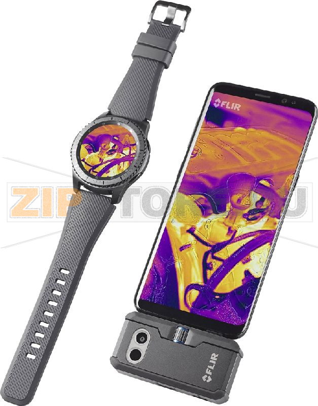 Тепловизор, от -20 до 400°C, 160x120 пикселей, 8.7 Гц FLIR ONE PRO Android USB C 