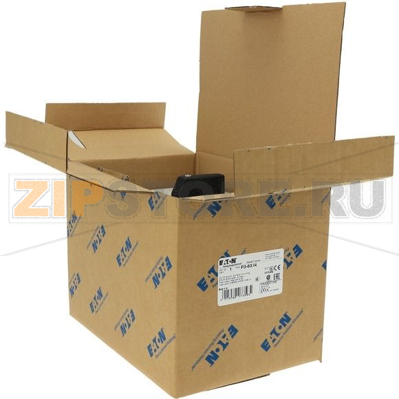 Переключатель вкл/выкл, P3, 63 A, монтаж на поверхность, 3-полюсн Eaton P3-63/I4 