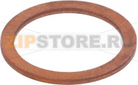 FLAT WASHER OF COPPER ø 21x27x1.5 mm