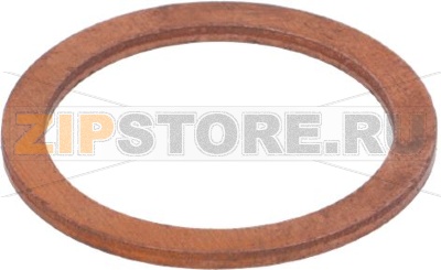 FLAT WASHER OF COPPER ø 21x27x1.5 mm 