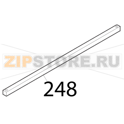 Barra quadra Sirman Mirra 300 Barra quadra Sirman Mirra 300Запчасть на деталировке под номером: 248