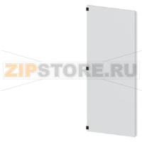 SIVACON, door half, left, EMC, IP40, H: 2200 mm, W: 800 mm, RAL 7035, Protection class 1 Siemens 8MF1280-2UT25-0CA1