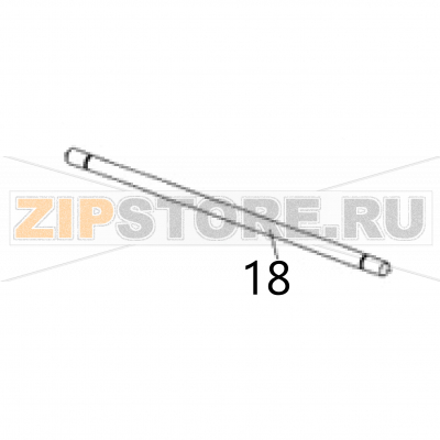 Shaft (dispenser) Sato DR308e Shaft (dispenser) Sato DR308eЗапчасть на деталировке под номером: 18Название запчасти на английском языке: Shaft (dispenser) Sato DR308e.