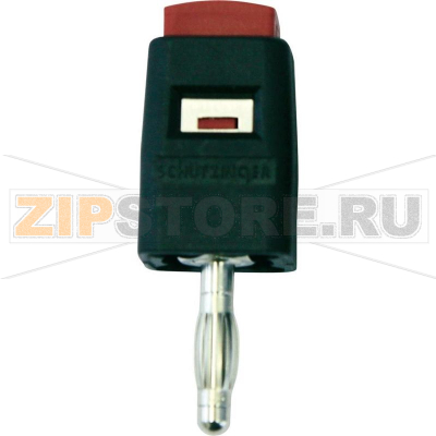 Зажим быстроразъемный 16 А, красный, 1 шт Schützinger SDK 502 / RT 