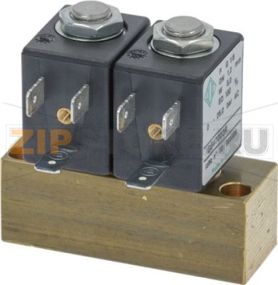 БЛОК ИЗ ДВУХ ЭЛЕКТРОМАГНИТНЫХ КЛАПАНОВ ODE Ø 1/8&quot; 220В 