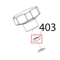 Dado es. DIN439, M6 basso Sirman Palladio 300