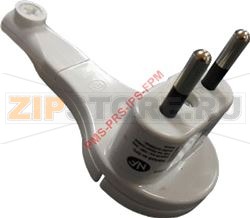 FICHE MALE 2P 6A EXTRA PLATE 