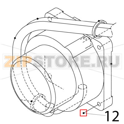 Hex head bolt Hoshizaki IM-65NE-25 Hex head bolt Hoshizaki IM-65NE-25Запчасть на деталировке под номером: 12