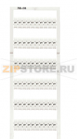 Маркировочная карта WMB; в картах; МАРКИРОВАНО; 1 / 2 (50 каждый); not stretchable; Вертикальная маркировка; с креплением на защелке; белые Wago 793-618