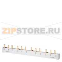 ШИНА ШТИФТОВОГО ТИПА БЕЗОПАСНАЯ ДЛЯ ПРИКОСНОВЕНИЯ 16КВ.ММ 3X1-ФАЗ.+HS L=214ММ С КОНЦЕВЫМИ ЗАГЛУШКАМИ Siemens 5ST3715