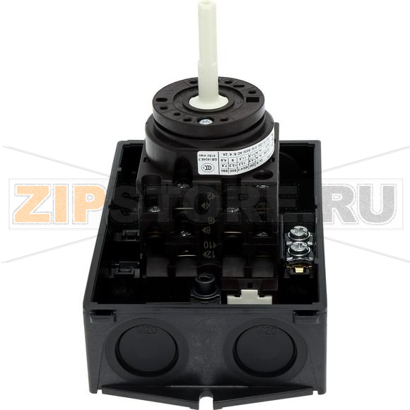 Выключатели главные, T0, 20 A, 3 модуля, 3-полюсн. + N Eaton T0-3-15680/I1/SVB-SW 