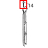 Bolt M.5x13 Fagor HMM-6/11