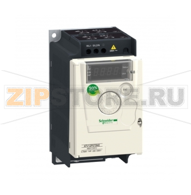 Преобразователь частоты 0.37 кВт, 240 В, 3 фазы Schneider Electric ATV12P037M3 