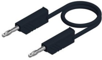 Провод тестовый 0.25 м, черный Hirschmann MLN 25/1 BLACK
