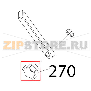 Manopola tir. par. M6, 5L nero Sirman Palladio 350 Automec Manopola tir. par. M6, 5L nero Sirman Palladio 350 AutomecЗапчасть на деталировке под номером: 270