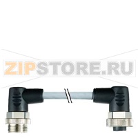 POWER КАБЕЛЬ  7/8 ДЛЯ 24V, SWITCHED И UNSWITCHED PREASSEMBLED C 2X7/8 BOTH SIDES ANGLED, 2.5MM2 MALE -FEMALE 5 ПОЛ., LENGTH 10M Siemens 3RK1902-3NC10