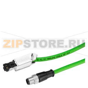 Патч-корд CABLE M12-180/IE FC RJ45 PLUG-145, длина 10 м. Siemens 6XV1871-5TN10 