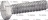 HEXAGONAL HEAD SCREW  M4X12 -200PCS