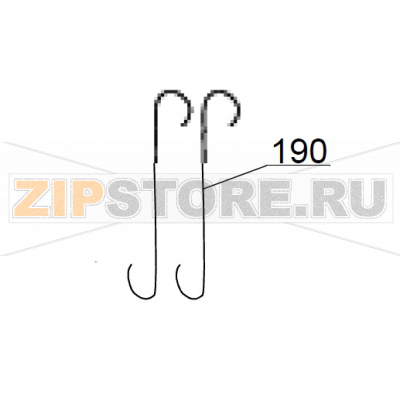 Hook DIHR DW014 Hook DIHR DW014Запчасть на деталировке под номером: 190Название запчасти на английском языке: Hook DIHR DW014