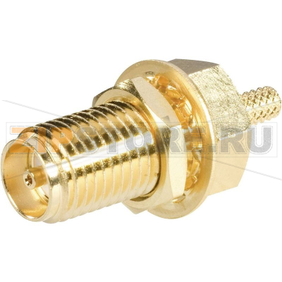 Разъем SMA, 50 Ом, 1 шт Amphenol SMA6411A3-3GT50G-1-50 