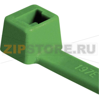 Стяжки кабельные 210 мм, зеленые, 100 шт HellermannTyton T80R-N66-GN-C1 