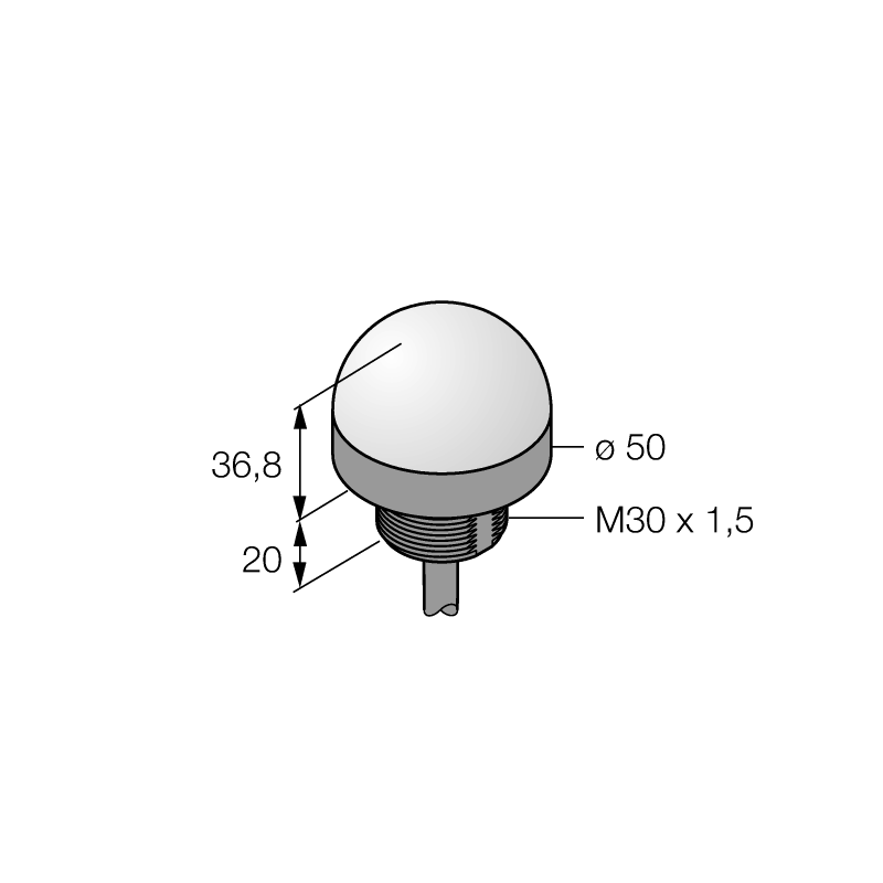 Маяк светодиодный Turck K50LGRXP 