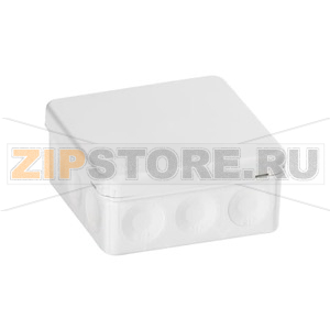 Коробка распределительная 86х86 мм, квадратная, IP65, белая ABB 2TKA140012G1 