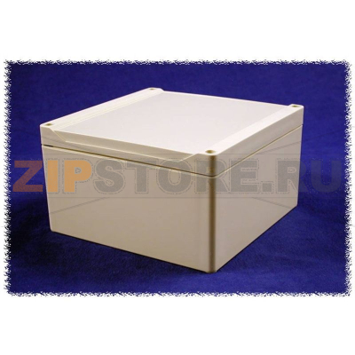 Корпус 160x160x90 мм, материал: пластик, серый, 1 шт Hammond 1555S2GY 