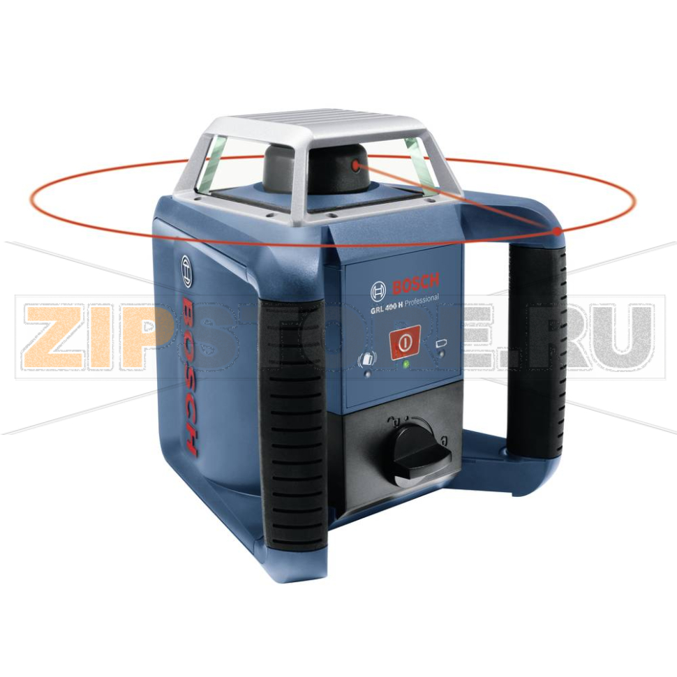 Нивелир лазерный, ротационный, диапазон измерения: 400 м Bosch GRL 400 H Professional 