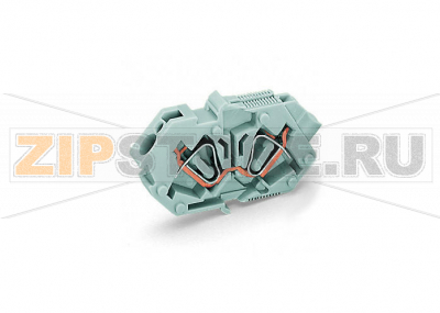 Проходные клеммы; 4 mm; Шаг контактов 7 мм; 1-пол.; CAGE CLAMP®; 4,00 mm; серые Wago 826-160 Проходные клеммные блоки с зажимом CAGE CLAMP® с обеих сторон, приводимым в действие при помощи отверткиПростой монтаж без использования дополнительных инструментовОбеспечивают прямой заземляющий контакт с корпусом/панельюДиагностические отводы с обеих сторон...