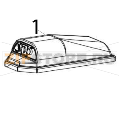 Top cover Hurakan HKN-10SN Top cover Hurakan HKN-10SNЗапчасть на деталировке под номером: 1