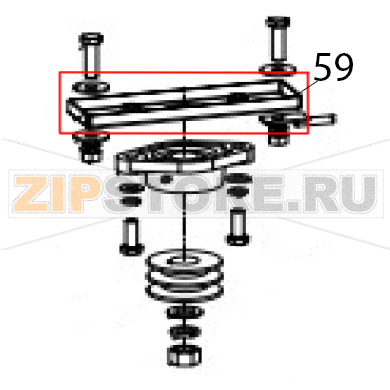 Adjusting seat Hurakan HKN-30SN2V Adjusting seat Hurakan HKN-30SN2VЗапчасть на деталировке под номером: 59