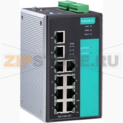 Коммутатор MOXA EDS-510A-3GT-T 